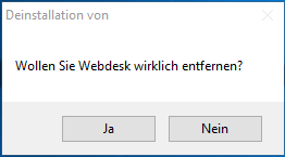 Deinstallation 2 Deinstallation 2